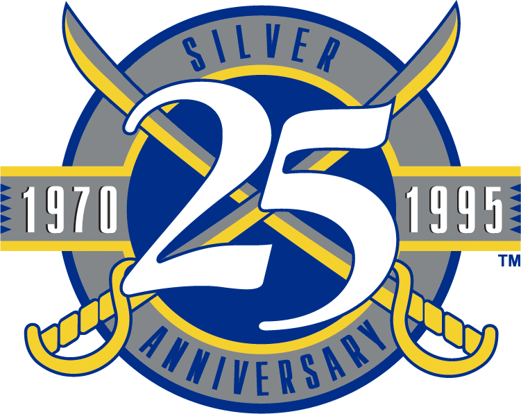 Buffalo Sabres 1994 95 Anniversary Logo cricut iron on